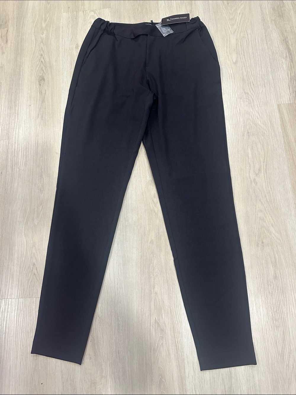 Tailored Athlete Black Men's Slim Dress Pants